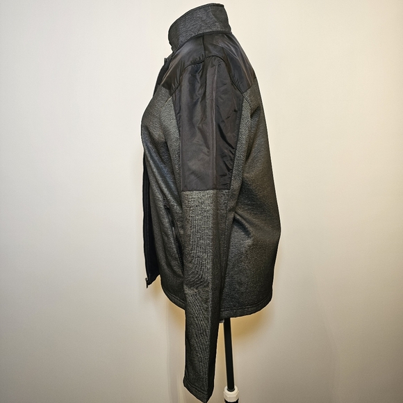 Fossa Cisco grey and black soft shell fleece interior men's jacket size M US - Picture 3 of 8